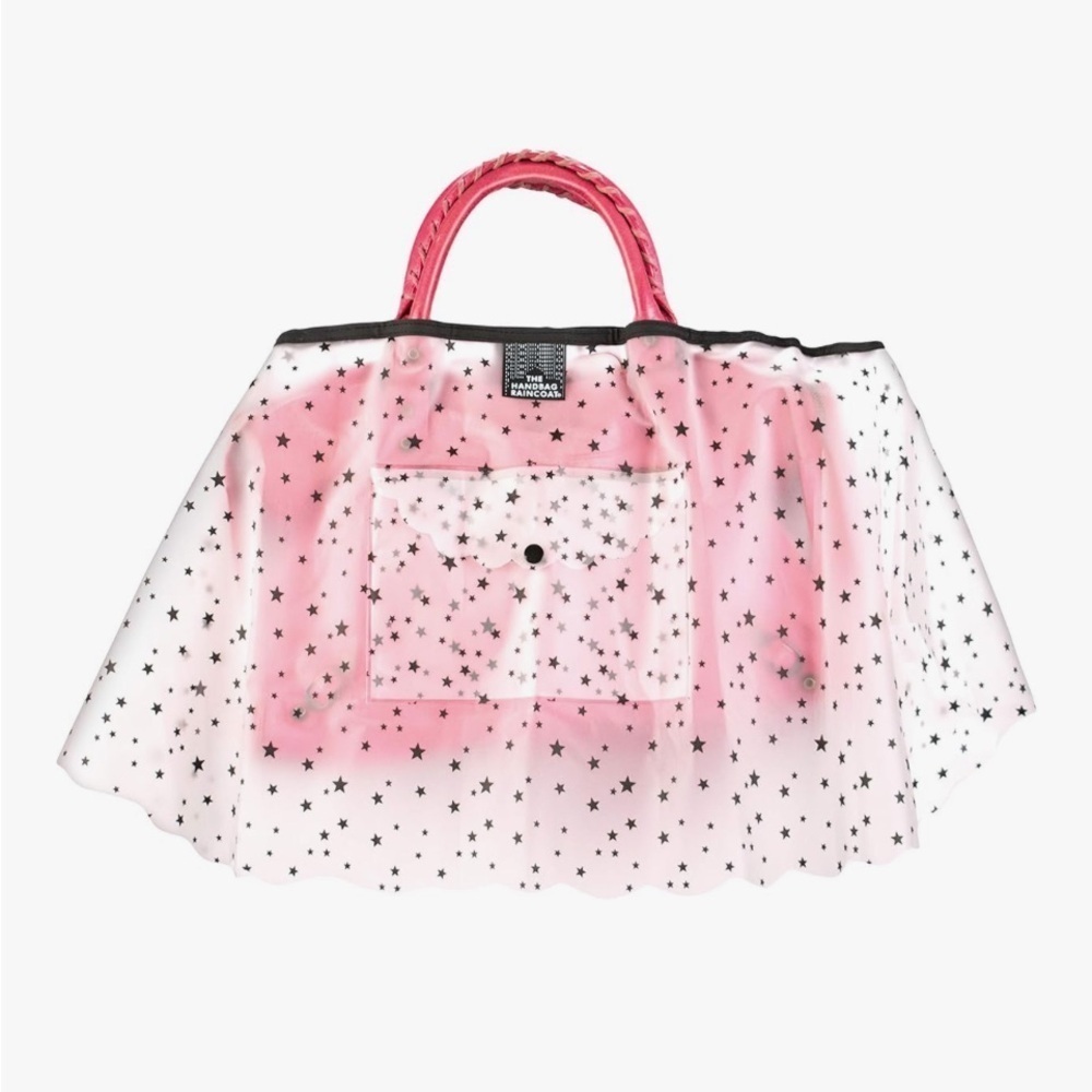The Handbag Raincoat Star Print Purse Cover Waterproof NWOT as seen on Oprah!